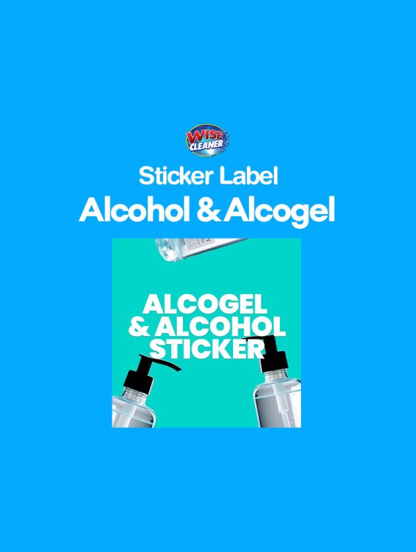 STICKER LABEL FOR ALCOHOL & ALCOGEL