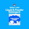 STICKER LABEL FOR LIQUID & POWDER DETERGENT