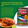 Young’s Town Sardines 155g in Tomato Sauce, Easy Open with Omega 3 - Image 2
